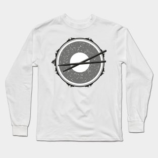 Drum with drumsticks Long Sleeve T-Shirt